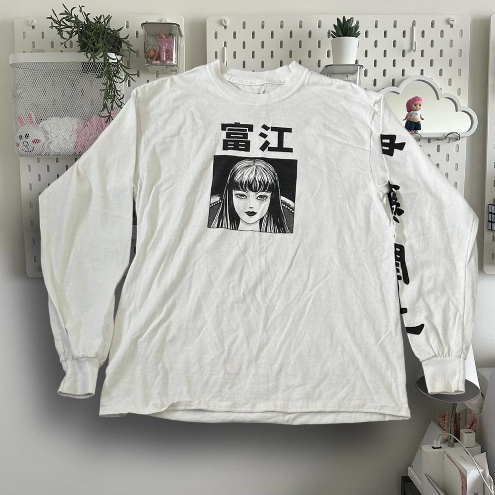 Junji ito collection y2k grunge long sleeve shirt